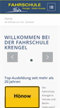 Mobile Screenshot of fahrschule-krengel.de